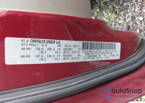 2015 Chrysler Town & Country Touring z USA, uszkodzony, nr VIN 2C4RC1BG7FR560451